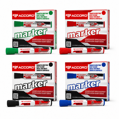 Marqueur pour tableau blanc effaçable (12 pcs)