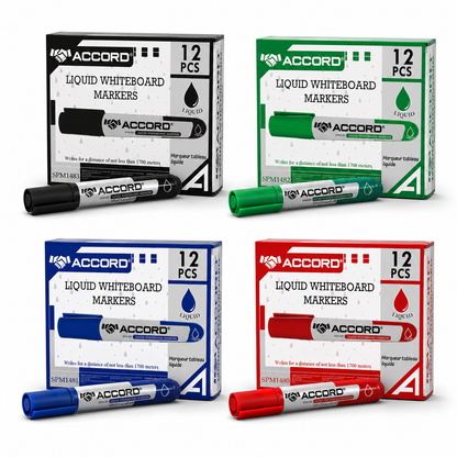 Marqueurs Liquides Pointe Fine – Écriture Précise (12pcs)