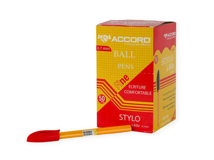 Stylo à bille ergonomique triangulaire, pointe 0,7 mm(50pcs)