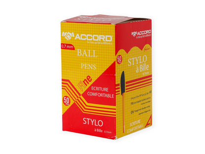 Stylo à bille ergonomique triangulaire, pointe 0,7 mm(50pcs)